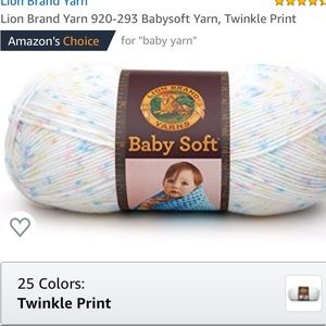 Twinkle print yarn
